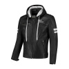 Rusty Stitches Super Jari Hooded V2 Motorjas, Zwart (Afbeelding 1 van 2)