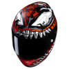 HJC RPHA 12 Maximized Venom Marvel Intgraalhelm, Rood-Zwart (Afbeelding 2 van 4)