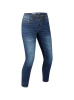 Lady Trust Tapered Motorjeans - Licht Blauw