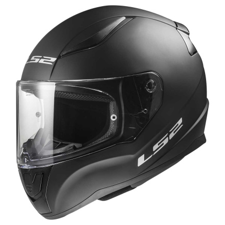 LS2 Rapid II Solid Integraalhelm, Mat Zwart (1 van 1)