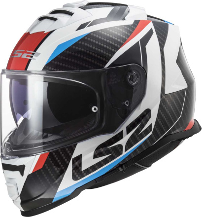 LS2 Storm II Integraalhelm, Rood-Blauw (1 van 1)