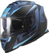 Storm II Integraalhelm - Mat Blauw