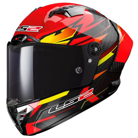 THUNDER C GP AERO FIRE integraalhelm - Rood-Zwart