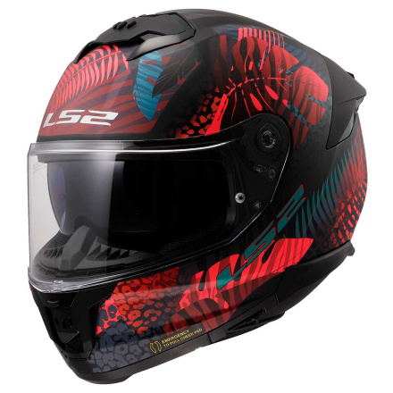 LS2 STREAM II SHADOW integraalhelm, Zwart-Roze (1 van 1)