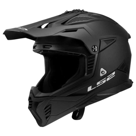 MX708 FAST II SOLID MX helm - Mat Zwart
