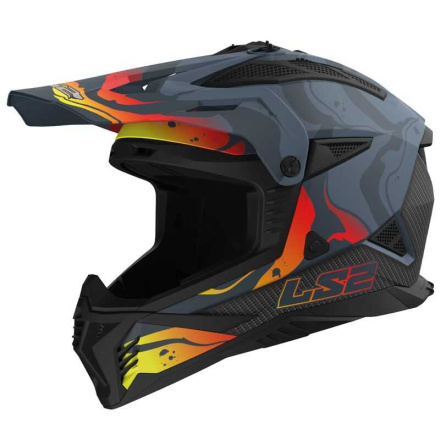 MX708 FAST II WASH MX helm - Mat Grijs