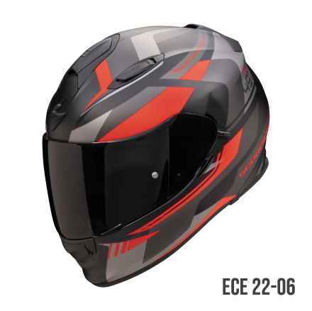 EXO-491 ABILIS Integraalhelm - Zwart-Zilver-Rood