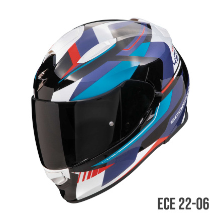EXO-491 ABILIS Integraalhelm - Zwart-Blauw-Rood
