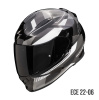 EXO-491 ABILIS Integraalhelm - Zwart-Zilver-Wit