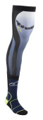 Knee Brace Sokken - Blauw-Fluor Geel