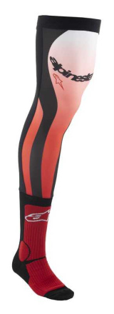 Knee Brace Sokken - Rood-Wit