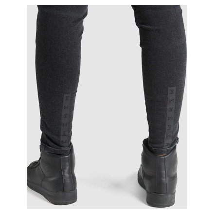 Pando Moto Kusari COR 01 Dames Motorjeans Skinny, Zwart (4 van 6)