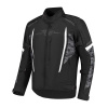 Pete Motorjas - Zwart-Antraciet-Wit