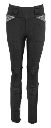 Rusty Stitches Claudia V2 Motorlegging, Zwart-Wit (1 van 1)