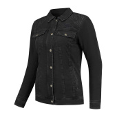 Dolly Denim Motorjas - Zwart