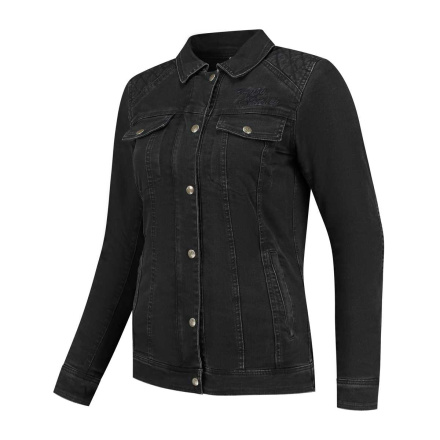 Dolly Denim Motorjas - Zwart