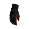 Christine Motorhandschoenen - Zwart-Rood