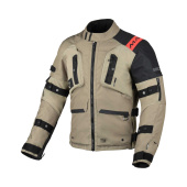 Higera textiele motorjas - Beige-Zwart