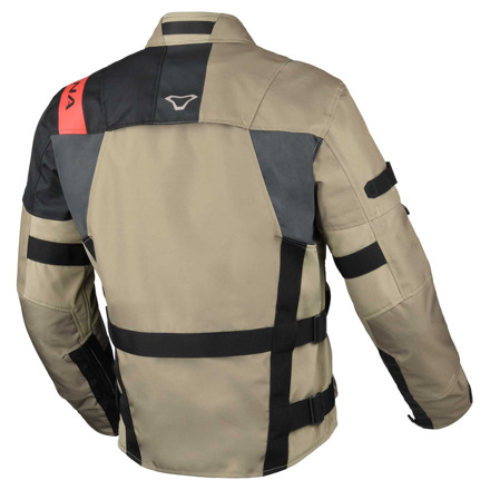 Macna Higera textiele motorjas, Beige-Zwart (2 van 2)