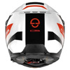 Schuberth C5 Eclipse Systeemhelm, Wit-Rood (Afbeelding 2 van 2)