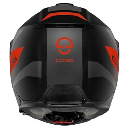 Schuberth C5 Eclipse Systeemhelm, Zwart-Rood (2 van 2)