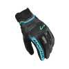 Macna Lithic Dames Motorhandschoenen, Zwart-Antraciet-Blauw (Afbeelding 1 van 2)