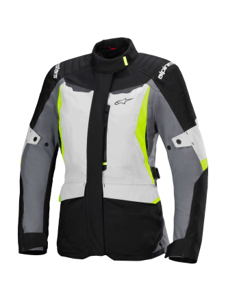 Stella ST-1 WP Motorjas - Zwart-Grijs-Fluor