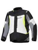 ST-1 WP Motorjas - Zwart-Antraciet-Fluor