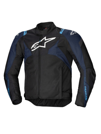 T-Jaws V4 WP Motorjas - Zwart-Blauw