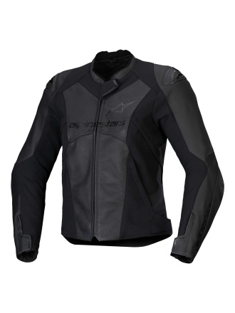 Stella Faster V3 Leren Motorjas - Zwart