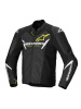 Faster V3 Airflow Leren Motorjas - Zwart-Wit-Fluor