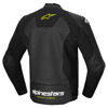 Alpinestars Faster V3 Airflow Leren Motorjas, Zwart-Wit-Fluor (Afbeelding 2 van 3)