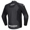 Alpinestars Faster V3 Airflow Leren Motorjas, Zwart-Wit (Afbeelding 2 van 3)