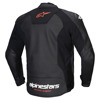 Alpinestars Faster V3 Leren Motorjas, Zwart-Rood-Fluor (Afbeelding 2 van 3)
