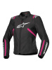 Stella T-SPS V2 WP Motorjas - Zwart-Wit-Roze