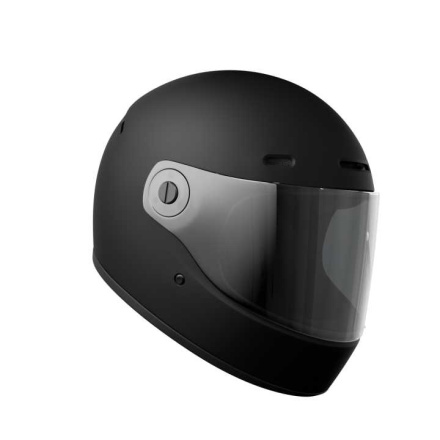 John Doe JD/One Frozen Black Integraalhelm, Zwart (1 van 4)
