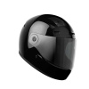 John Doe JD/One Glossy Black Integraalhelm, Zwart-Zwart (Afbeelding 1 van 4)