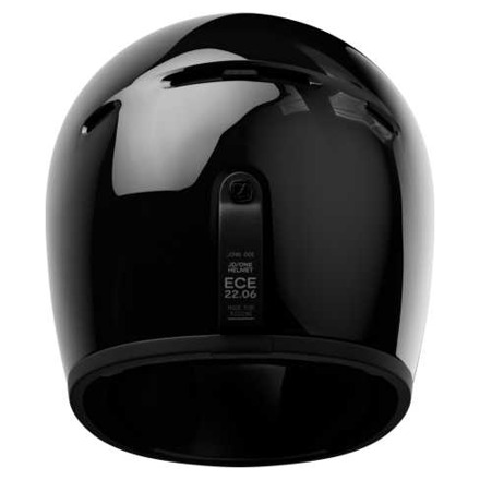John Doe JD/One Glossy Black Integraalhelm, Zwart-Zwart (4 van 4)