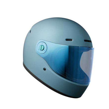 John Doe JD/One Frozen Steel Blue Integraalhelm, Licht Blauw (1 van 4)