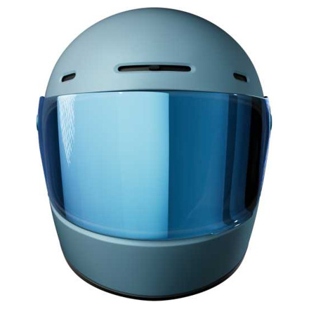 John Doe JD/One Frozen Steel Blue Integraalhelm, Licht Blauw (2 van 4)
