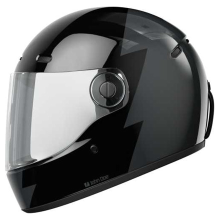 John Doe JD/One Signature Black Grey Integraalhelm, Zwart-Grijs (3 van 5)