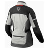 REV'IT! Outback 4 H2O Ladies Motorjas, Zilver-Zwart (Afbeelding 2 van 2)