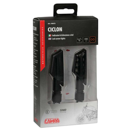 Lampa Ciclon - 12V LED Corner Lights, Zwart (2 van 2)