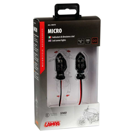 Lampa Micro - 12V LED Corner Lights, Zwart (2 van 2)