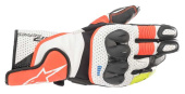 SP-2 V3 Motorhandschoenen - Wit-Rood-Zwart