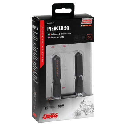 Lampa Piercer SQ - 12V LED Corner Lights, Zwart (2 van 2)