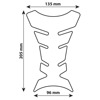 Lampa Pro-Tank X1 Carbon Tankpad, Carbon (Afbeelding 3 van 3)