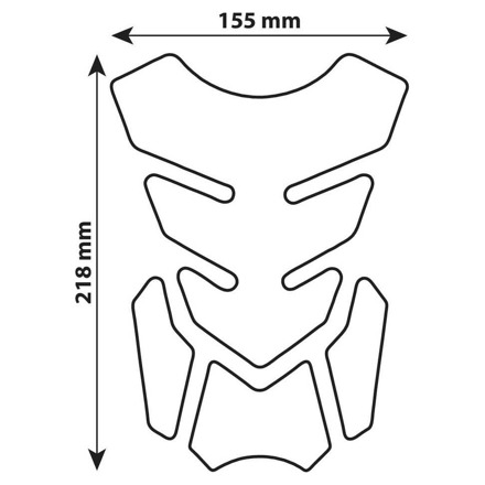 Lampa Pro-Tank X2 Carbon Tankpad, Carbon (3 van 3)