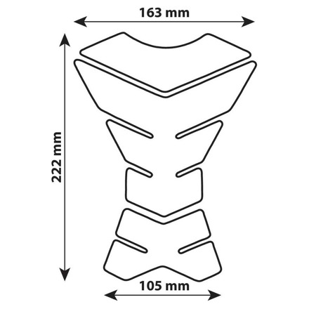 Lampa Pro-Tank X3 Carbon Tankpad, Carbon (3 van 3)