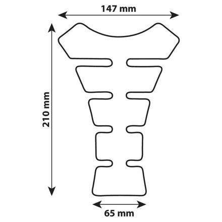 Lampa Pro-Tank X4 Tankpad, Zwart (3 van 3)